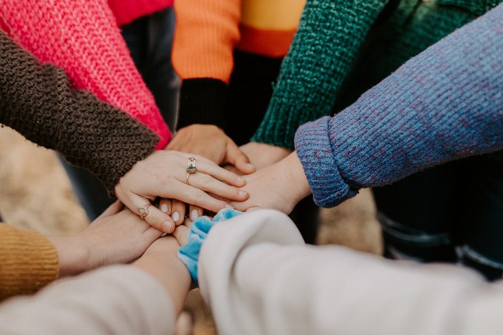 A community of people supporting one another